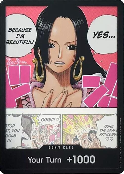 DON!! Card (Boa Hancock) (Double Pack Set Vol. 4) [500 Years in the Future] 