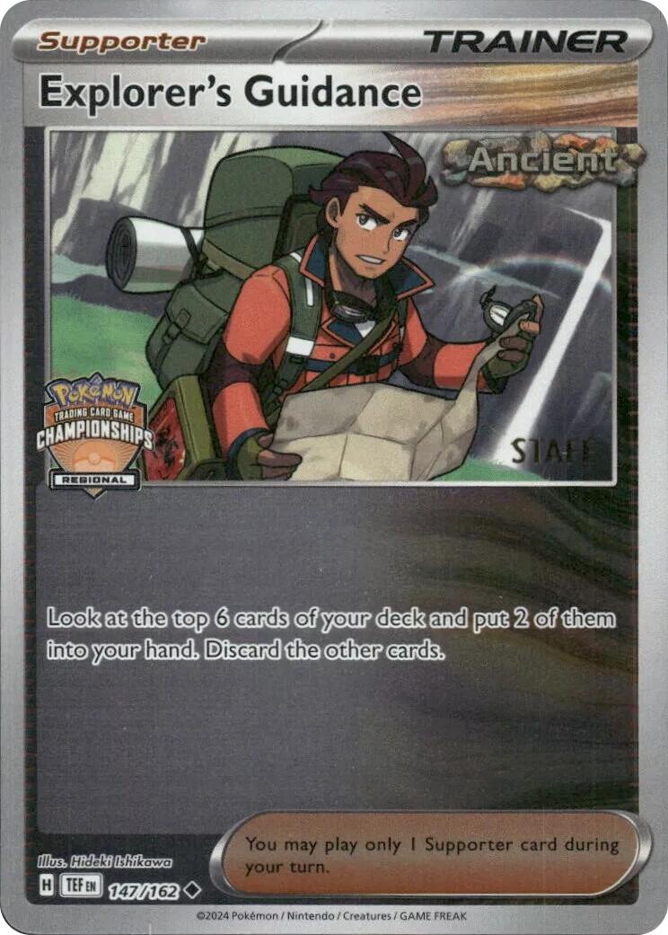 Explorer's Guidance (147/162) (2023 Regional Championships Staff) [League &amp; Championship Cards] 