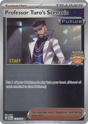 Professor Turo's Scenario (171/182) (2023 Regional Championships Staff) [League &amp; Championship Cards] 