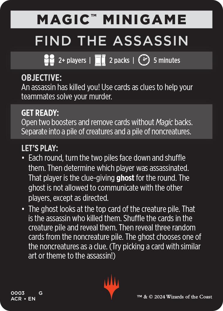 Find The Assassin (Magic Minigame) [Assassin's Creed Minigame] 