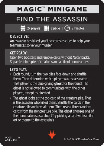 Find The Assassin (Magic Minigame) [Assassin's Creed Minigame] 