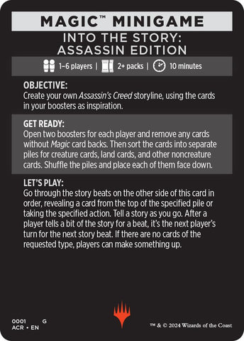 Into The Story: Assassin Edition (Magic Minigame) [Assassin's Creed Minigame] 