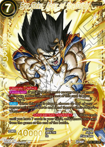 Son Goku, Apex of the Origin (GDR) (BT25-148) [Legend of the Dragon Balls] 