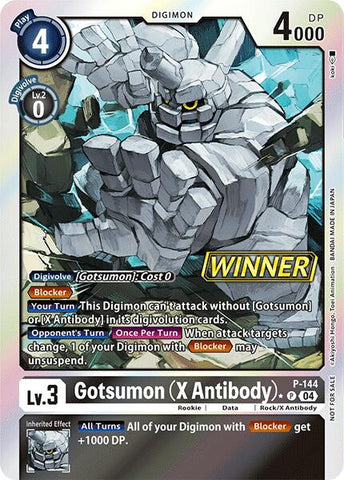 Gotsumon (X Antibody) [P-144] (Store Tournament 2024 Jul. – Sep. Winner Pack) [Promotional Cards] 