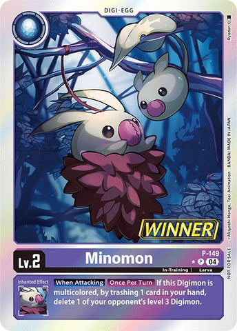 Minomon [P-149] (Store Tournament 2024 Jul. – Sep. Winner Pack) [Promotional Cards] 