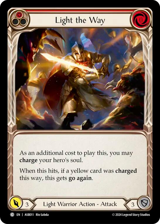 Light the Way (Red) [ASB011] (Armory Deck: Boltyn) 