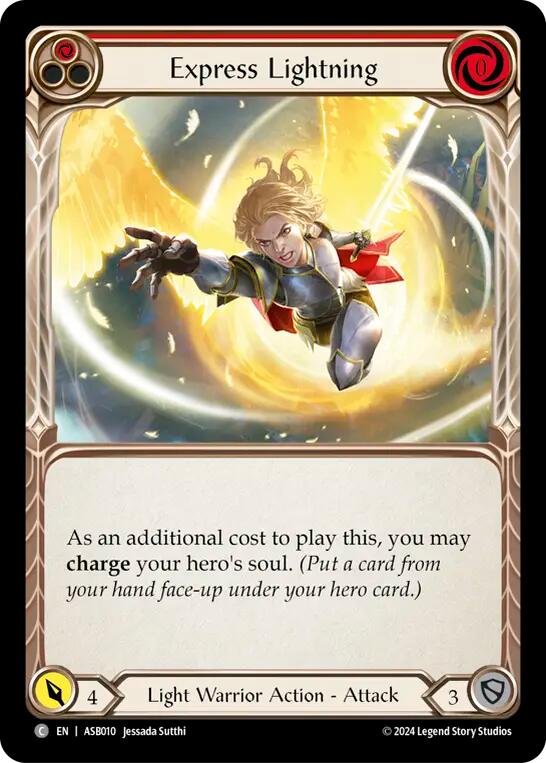 Express Lightning (Red) [ASB010] (Armory Deck: Boltyn) 