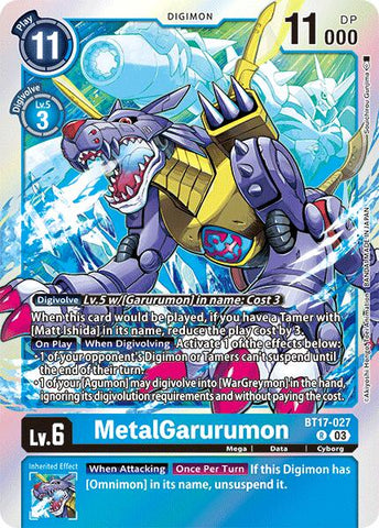 MetalGarurumon [BT17-027] [Secret Crisis] 