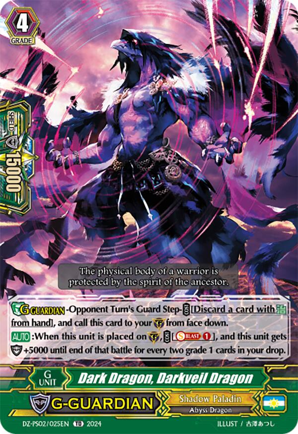 Dark Dragon, Darkveil Dragon (DZ-PS02/025EN) [DZ-PS02: Premium Deckset “Revenger”]