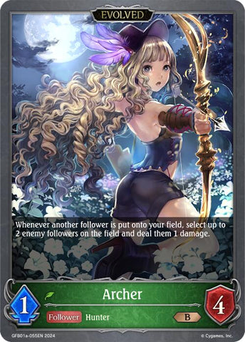 Archer (Evolved) (GFB01a-055EN) [GFB01: Gloryfinder Bundle 01: Guide to Glory] 
