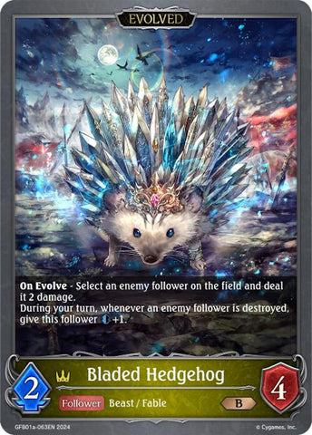 Bladed Hedgehog (Evolved) (GFB01a-063EN) [GFB01: Gloryfinder Bundle 01: Guide to Glory] 