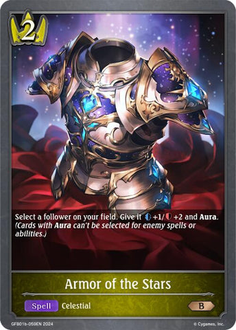 Armor of the Stars (GFB01b-059EN) [GFB01: Gloryfinder Bundle 01: Guide to Glory] 