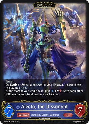 Alecto, the Dissonant (Evolved) (GFB01b-004EN) [GFB01: Gloryfinder Bundle 01: Guide to Glory] 