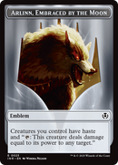 Wolf (0018) // Emblem - Arlinn, Embraces by the Moon Double-Sided Token [Innistrad Remastered Tokens] 