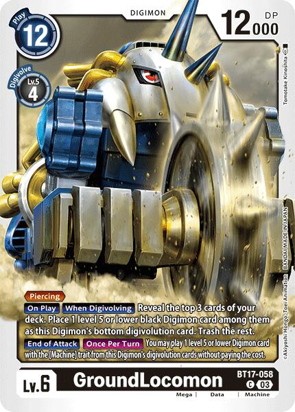 GroundLocomon [BT17-058] [Secret Crisis] 