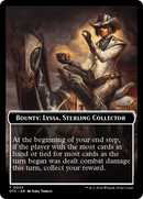 Bounty: Lyssa, Sterling Collector // Bounty Rules Double-Sided Token [Outlaws of Thunder Junction Commander Tokens] 