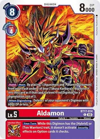 Aldamon [BT17-014] [Secret Crisis] 