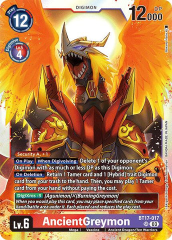 AncientGreymon [BT17-017] [Secret Crisis] 