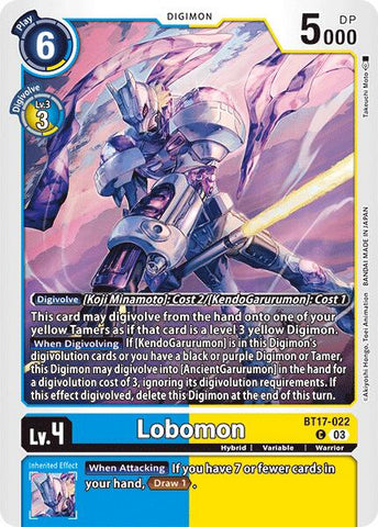 Lobomon [BT17-022] [Secret Crisis] 