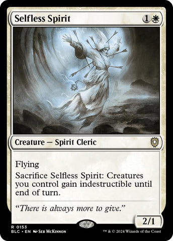 Selfless Spirit [Bloomburrow Commander] 