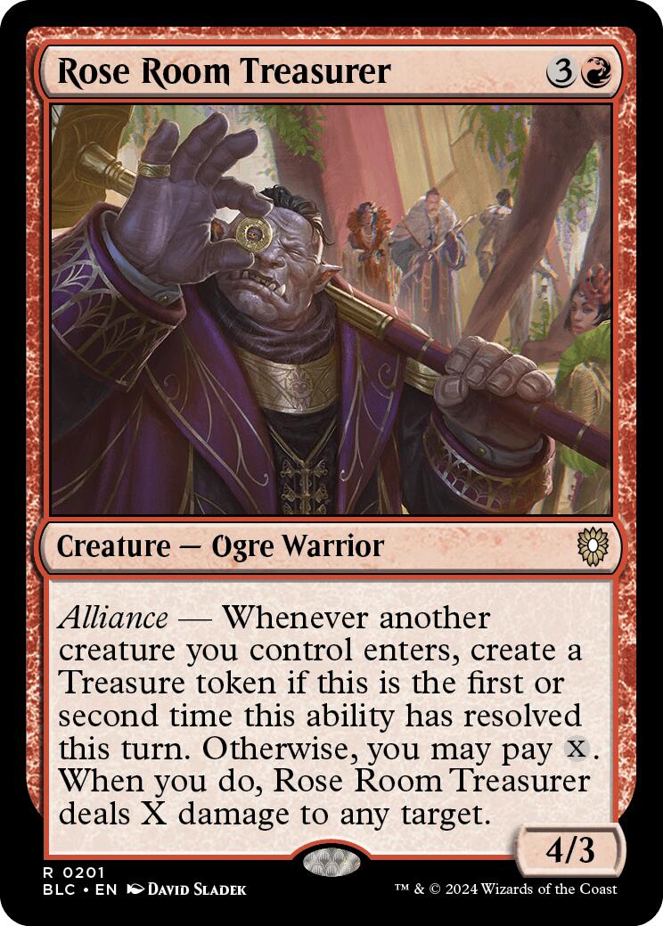 Rose Room Treasurer [Bloomburrow Commander] 