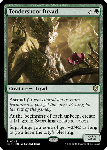 Tendershoot Dryad [Bloomburrow Commander] 