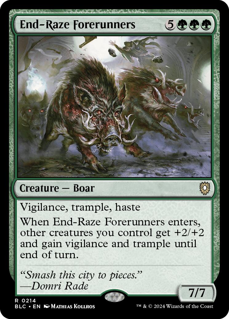 End-Raze Forerunners [Bloomburrow Commander] 