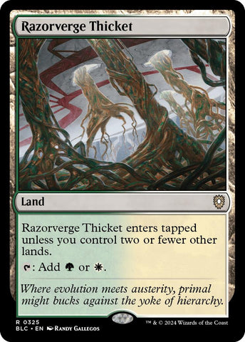 Razorverge Thicket [Bloomburrow Commander] 