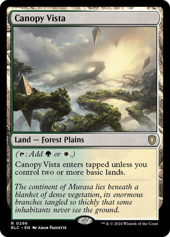 Canopy Vista [Bloomburrow Commander] 