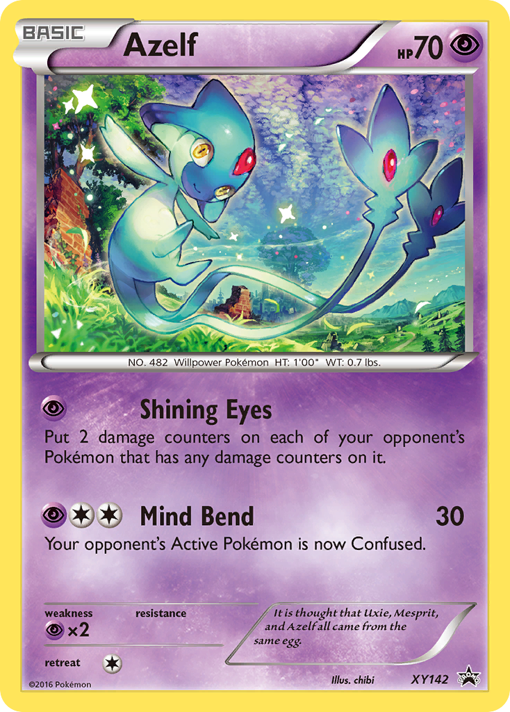 Azelf (XY142) [XY: Black Star Promos] 