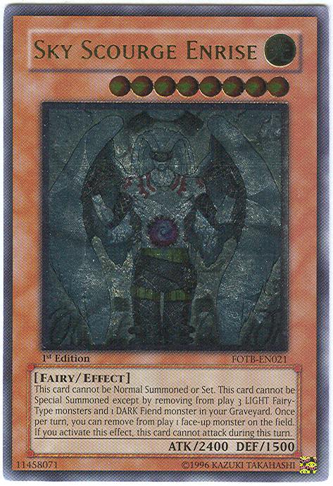 Sky Scourge Enrise [FOTB-EN021] Ultimate Rare 