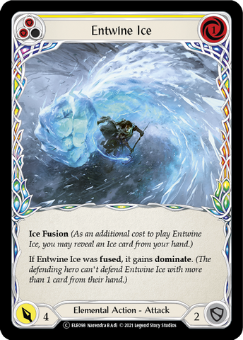 Entwine Ice (Yellow) [U-ELE098] (Tales of Aria Unlimited) Unlimited Normal 