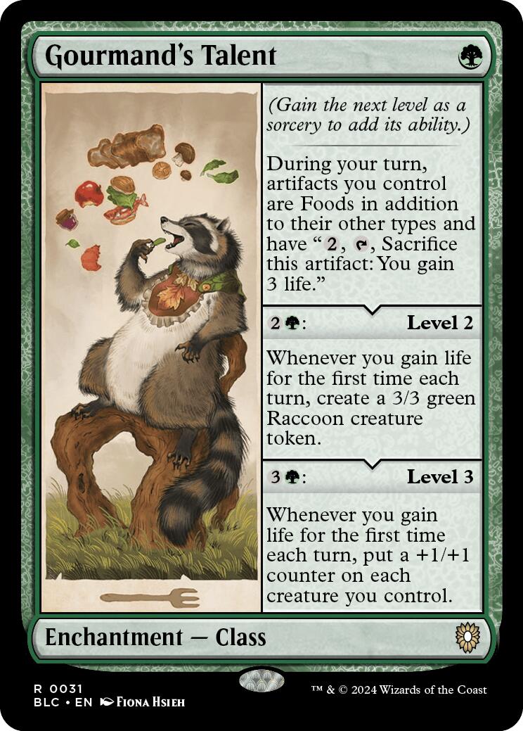 Gourmand's Talent [Bloomburrow Commander] 