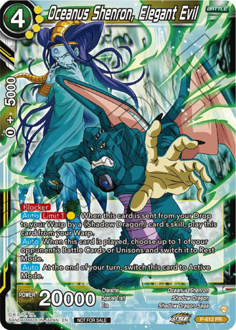 Oceanus Shenron, Elegant Evil (Tournament Pack Vol. 8) (P-612) [Promotion Cards] 