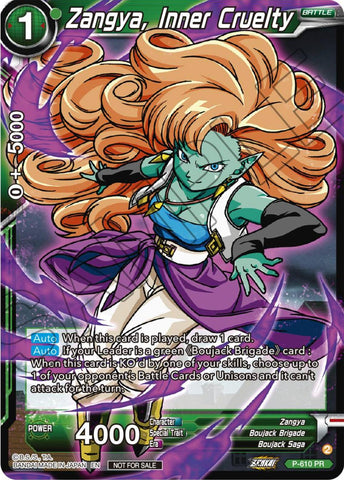 Zangya, Inner Cruelty (Tournament Pack Vol. 8) (P-610) [Promotion Cards] 