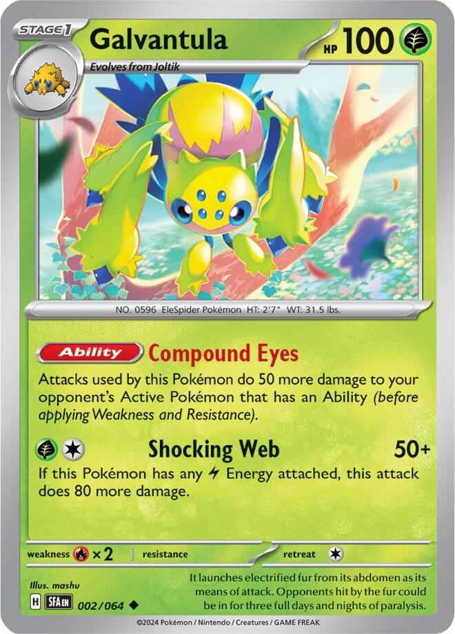 Galvantula (002/064) [Scarlet &amp; Violet: Shrouded Fable] 