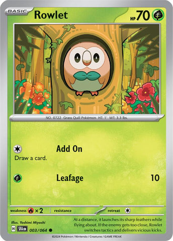 Rowlet (003/064) [Scarlet &amp; Violet: Shrouded Fable] 