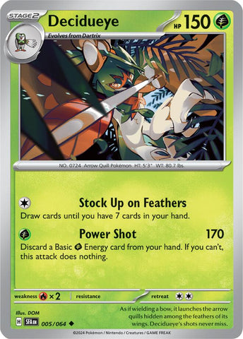 Decidueye (005/064) [Scarlet &amp; Violet: Shrouded Fable] 