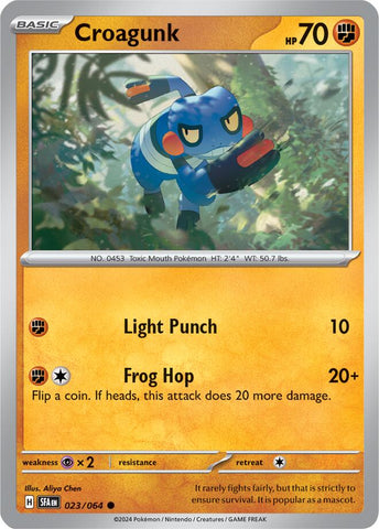 Croagunk (023/064) [Scarlet &amp; Violet: Shrouded Fable] 