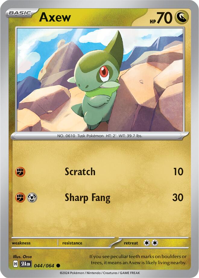 Axew (044/064) [Scarlet &amp; Violet: Shrouded Fable] 