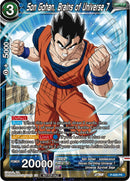 Son Gohan, Brains of Universe 7 (Tournament Pack Vol. 8) (P-608) [Promotion Cards] 
