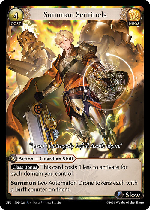 Summon Sentinels (023) [Supporter Pack 2] 