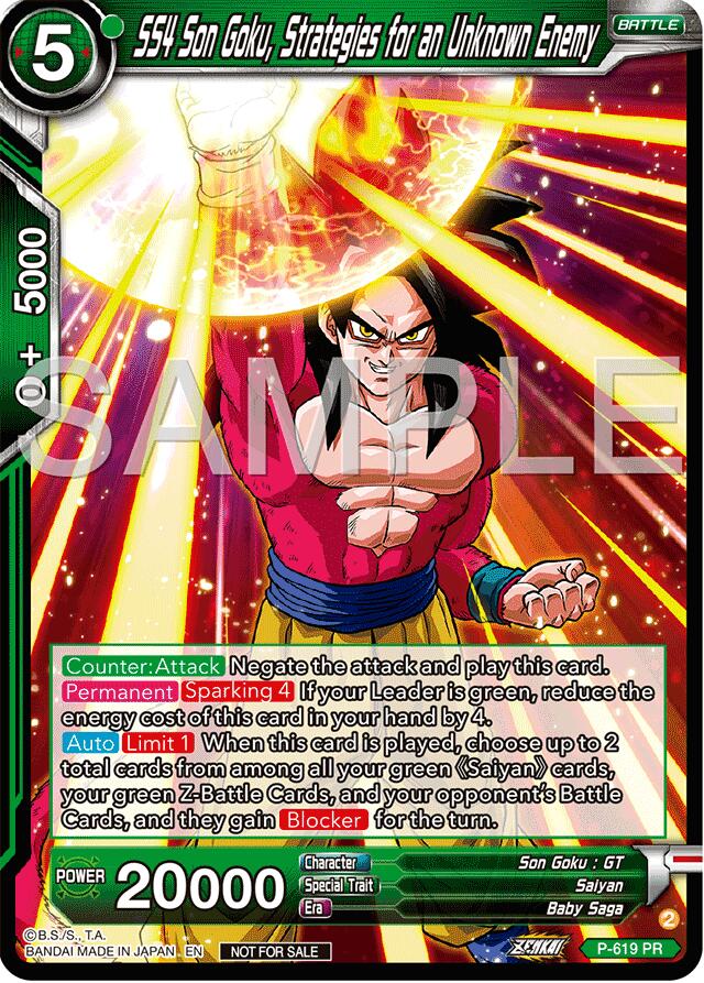 SS4 Son Goku, Strategies for an Unknown Energy (Deluxe Pack 2024 Vol.2) (P-619) [Promotion Cards]