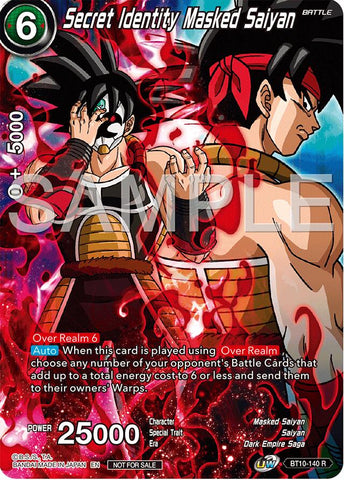 Secret Identity Masked Saiyan (Premium Alt-Art Card Set 2024 Vol.2) (BT10-140) [Promotion Cards] 