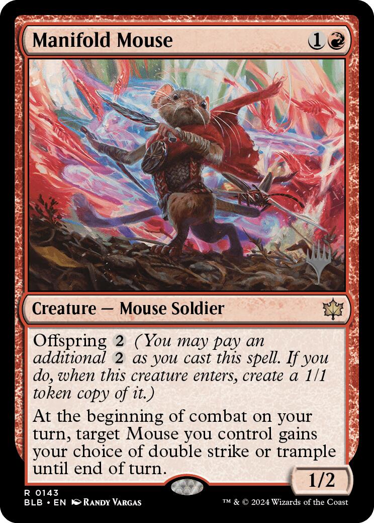 Manifold Mouse (Promo Pack) [Bloomburrow Promos] 