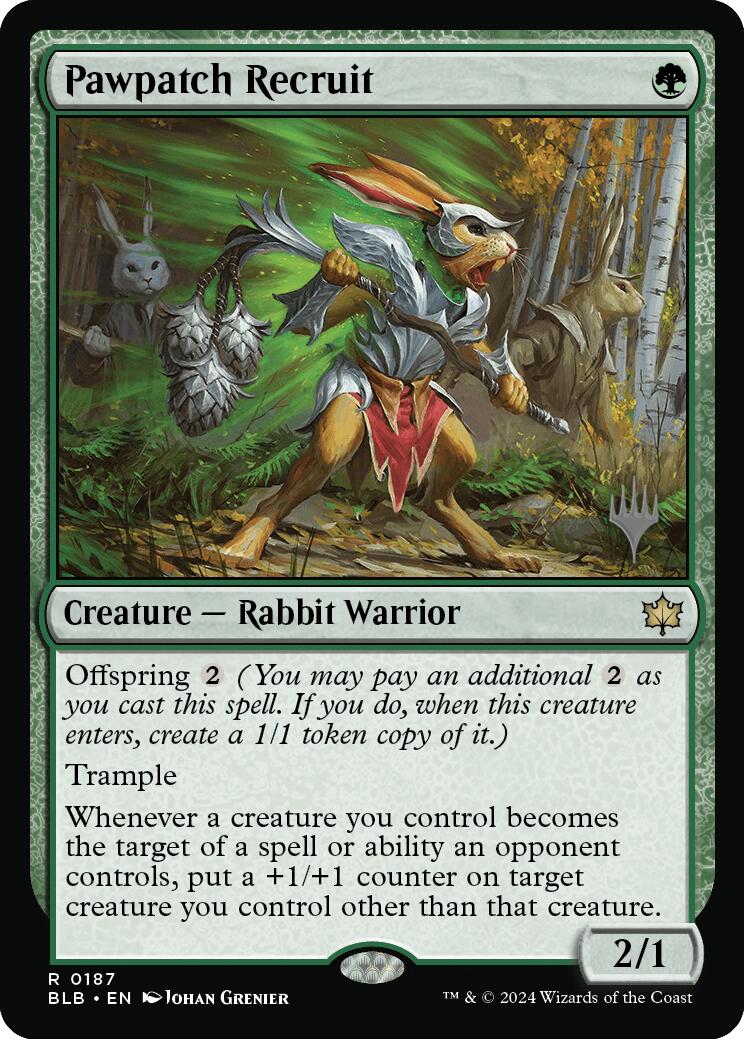Pawpatch Recruit (Promo Pack) [Bloomburrow Promos] 