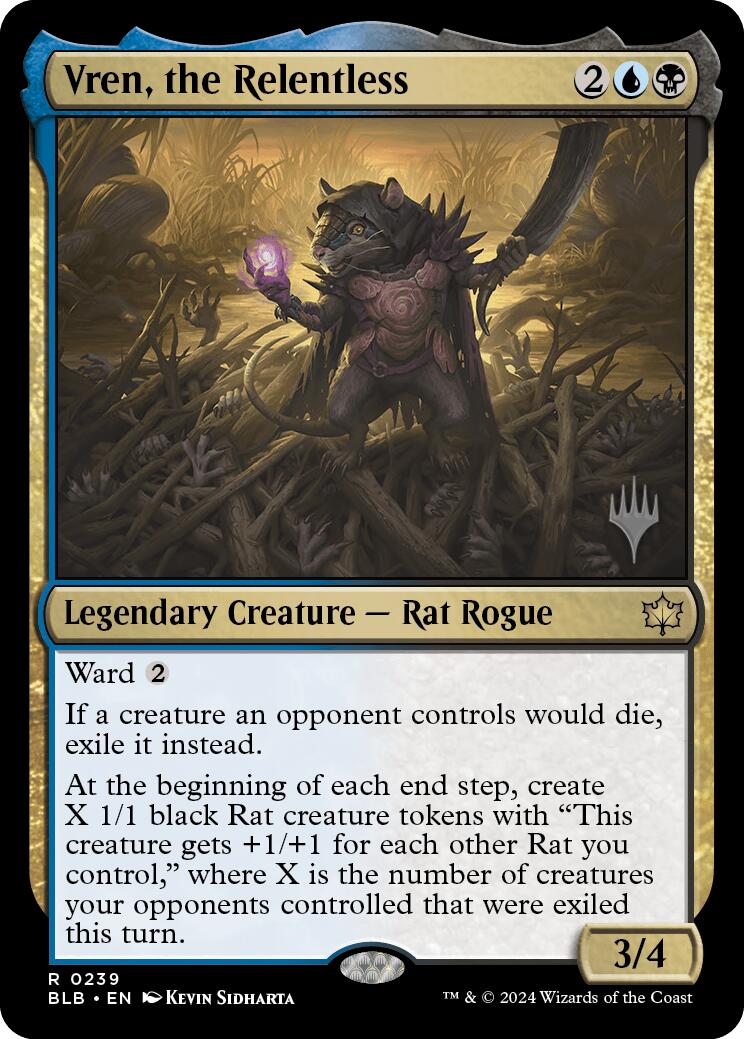 Vren, the Relentless (Promo Pack) [Bloomburrow Promos] 