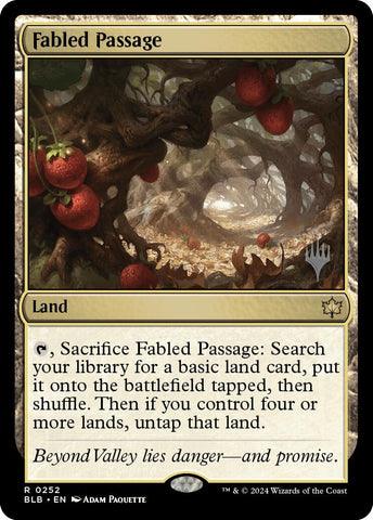 Fabled Passage (Promo Pack) [Bloomburrow Promos] 