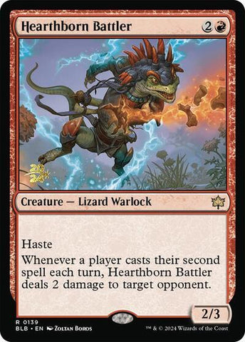 Hearthborn Battler [Bloomburrow Prerelease Promos] 
