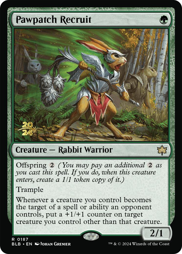 Pawpatch Recruit [Bloomburrow Prerelease Promos] 